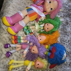 Rainbow Brite Colorful Plush Doll Set